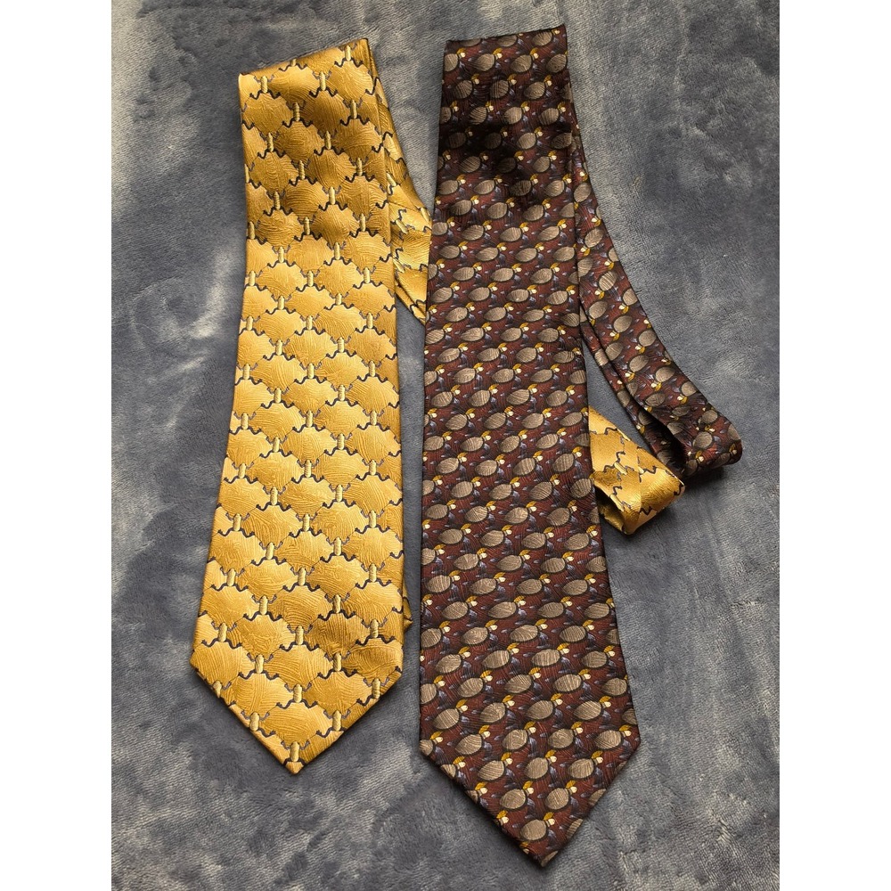 The Nature Conservancy Silk Tie Lot Poison Dart Frog Sea Turtle Karen Wertz